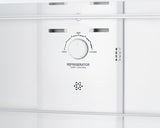 Summit - 24" wide top freezer refrigerator in stainless steel look - FF1142PL