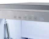 Summit - 18" wide outdoor clear icemaker in ADA height - BIM182OSADAIF