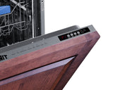 Summit - 18" wide ADA compliant fully integrated/panel-ready ENERGY STAR certified dishwasher with top controls - DW186NTADA