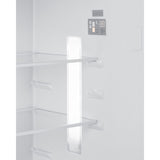 Summit - ENERGY STAR certified counter depth refrigerator-freezer with stainless steel doors, platinum cabinet, and icemaker - FF1513SS