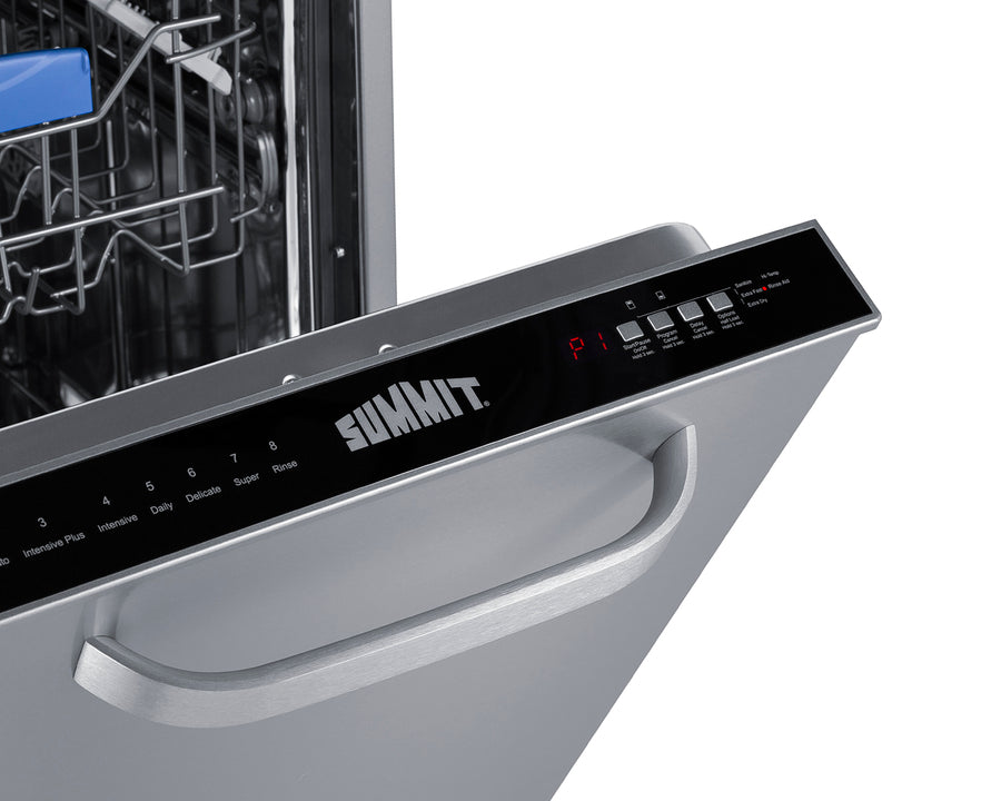 Summit - 18" Wide Built-In Dishwasher, ADA Compliant - DW185SSADA