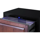 Summit - 27" wide built-in undercounter ADA height 2-drawer outdoor all-refrigerator - SPR275OS2DPNRADA