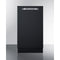 Summit - 18" wide ADA compliant ENERGY STAR certified dishwasher in black with top controls - DW184BADA