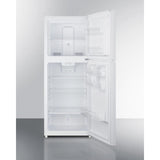 Summit - 10 cu.ft. ENERGY STAR certified top mount refrigerator-freezer in white - FF1088W