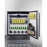 Summit - 27" wide built-in undercounter outdoor all-refrigerator - SPR2700SS