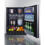 Summit - 24" wide European ADA height all-refrigerator - FF6BK2SSIFADA