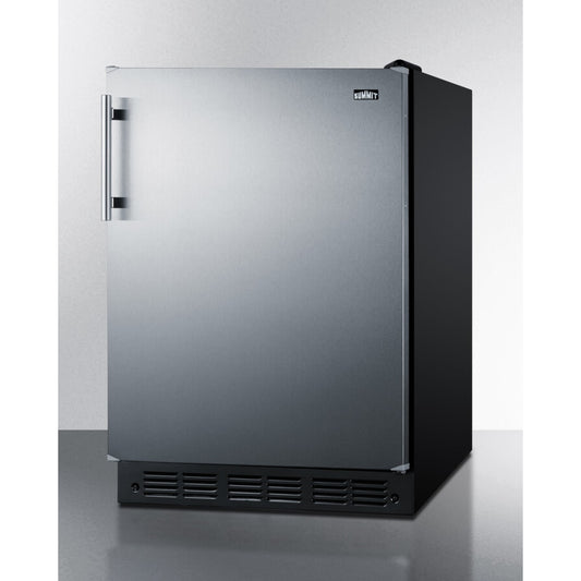 Summit - 24" wide undercounter European all-refrigerator - FF708BLSS