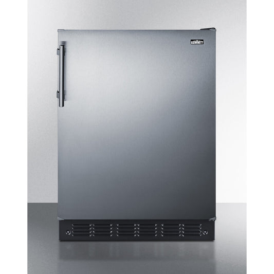 Summit - 24" wide ADA height European all-refrigerator - FF708BLSSADA