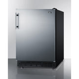 Summit - 24" wide undercounter European all-refrigerator - FF708BLSSRS