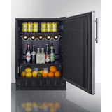 Summit - Commercial dual tap nitro coffee kegerator designed for built-in applications - SBC7BRSNCF2