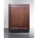 Summit - 24" wide European undercounter all-refrigerator - FF6BK2SSRSIF