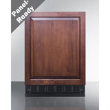 Summit - 24" wide undercounter European all-refrigerator - FF708BLSSRSIF