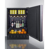 Summit - Commercial dual tap nitro coffee kegerator designed for built-in applications - SBC7BRSIFNCF2