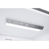 Summit - Frost-free bottom freezer refrigerator with factory-installed icemaker, handles, and grill to raise height to 72" - FFBF279SSXIMH72