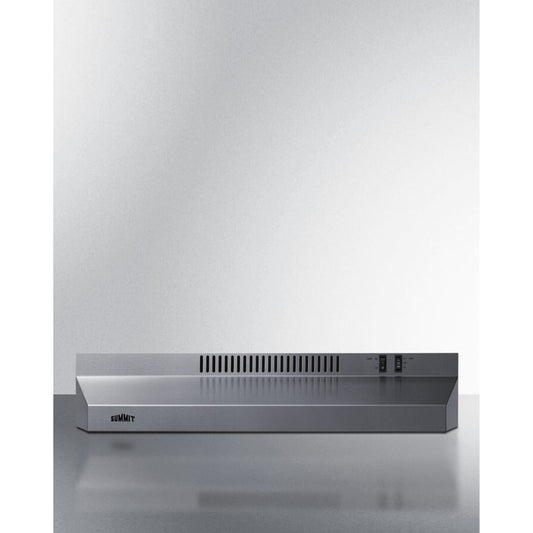 Summit - 24 inch wide convertible range hood For ADA installation - H24RSSADA