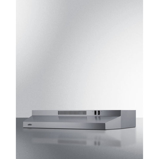Summit - 30 inch wide convertible range hood For ADA installation - H30RSSADA