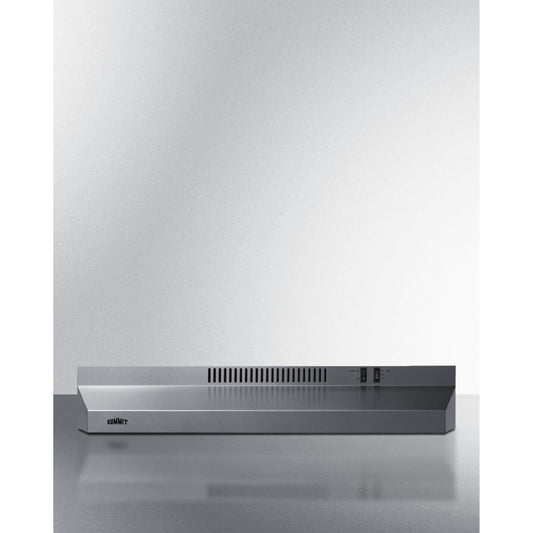Summit - 30 inch wide convertible range hood For ADA installation - H30RSSADA