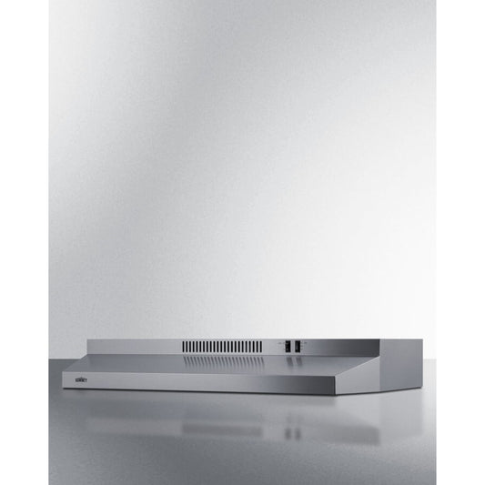 Summit - 36 inch wide convertible range hood For ADA installation - H36RSSADA