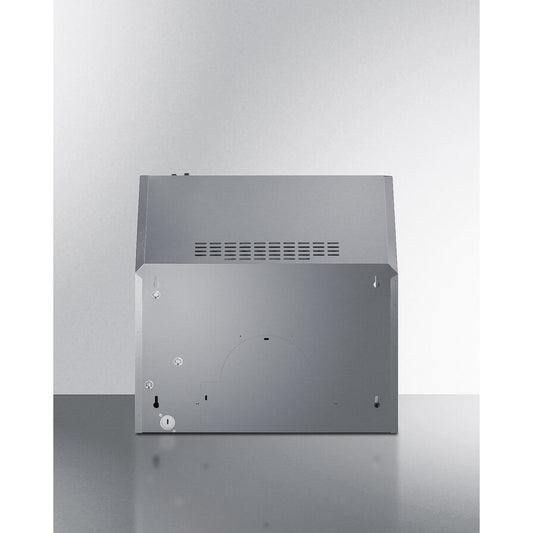 Summit - 20 inch wide ADA compliant convertible range hood for ducted or ductless use - HC20SSADA