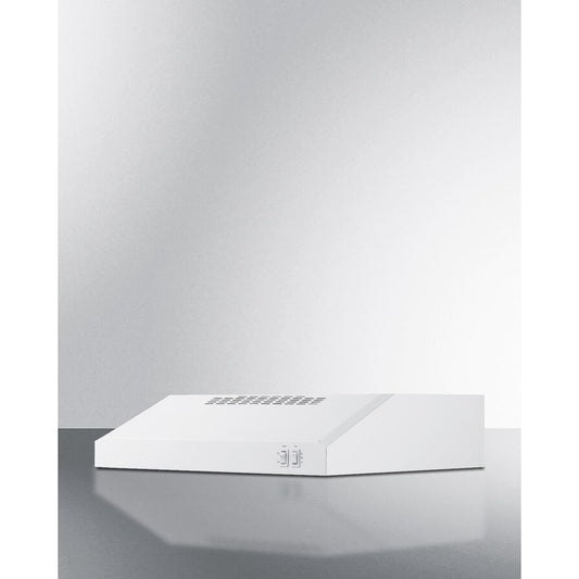 Summit - 20 inch wide ADA compliant convertible range hood for ducted or ductless use - HC20WWADA