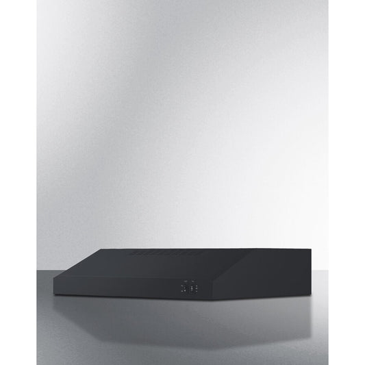 Summit - 24 inch wide ADA compliant convertible range hood for ducted or ductless use - HC24BBADA