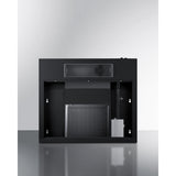 Summit - 24 inch wide ADA compliant convertible range hood for ducted or ductless use - HC24BBADA