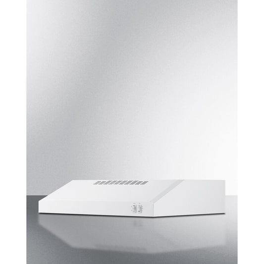 Summit - 24 inch wide ADA compliant convertible range hood for ducted or ductless use - HC24WWADA