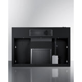 Summit - 30 inch wide convertible range hood for ducted or ductless use - HC30BB