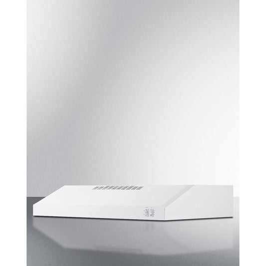Summit - 30 inch wide ADA compliant convertible range hood for ducted or ductless use - HC30WWADA