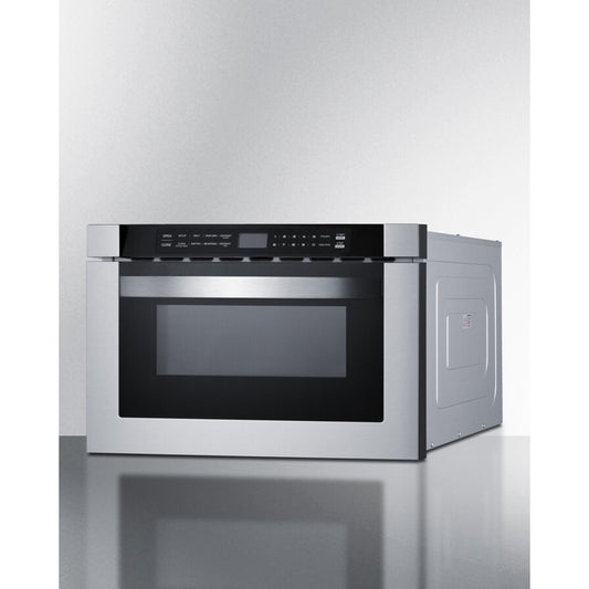 Summit - 24" Wide Built-In Drawer Microwave - MDR245SS