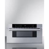 Summit - 30" Wide Built-In Drawer Microwave - MDR30SS