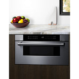 Summit - 30" Wide Built-In Drawer Microwave - MDR30SS