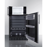 Summit - Combination all-refrigerator and microwave - MRF6BK2SSA