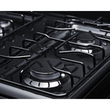 Summit - 24" wide gas range in black with sealed burners - RG2402B