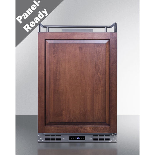 Summit - Built-in commercially approved kegerator with panel-ready door, no tap kit included - SBC682NKPNR