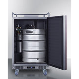 Summit - Built-in commercially approved kegerator with panel-ready door, no tap kit included - SBC682NKPNR