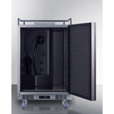 Summit - Built-in commercially approved kegerator with panel-ready door, no tap kit included - SBC682NKPNR