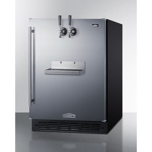 Summit - Built-in undercounter ADA height front tap coffee kegerator for commercial or home use - SBC7BRSFRTPCFADA