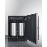 Summit - Built-in undercounter ADA height front tap coffee kegerator for commercial or home use - SBC7BRSFRTPCFADA