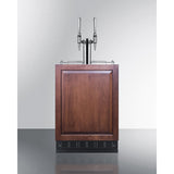 Summit - Commercial dual tap nitro coffee kegerator designed for built-in applications - SBC7BRSIFNCF2