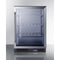 Summit - 24" wide frost-free undercounter freezer with glass door - SCF475