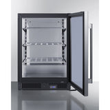 Summit - 24" wide frost-free undercounter freezer with glass door - SCF475