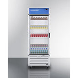 Summit - Full-sized glass door commercial beverage center - SCRR261GLH