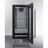 Summit - Shallow 18" deep 15" wide undercounter beverage center - SDHG1533