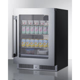 Summit - Shallow 18" deep 24" wide undercounter beverage center - SDHG2443