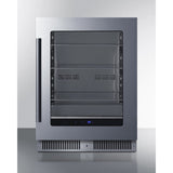 Summit - Shallow 18" deep 24" wide undercounter beverage center - SDHG2443