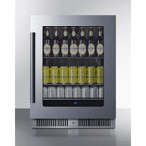 Summit - Shallow 18" deep 24" wide undercounter beverage center - SDHG2443