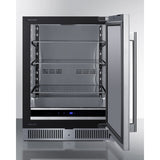 Summit - Shallow 18" deep 24" wide undercounter refrigerator - SDHR2444