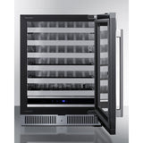 Summit - Shallow 18" deep 24" wide undercounter wine cellar - SDHW2442