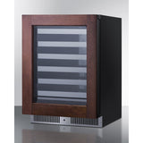Summit - Shallow 18" deep 24" wide undercounter wine cellar - SDHW2442PNR
